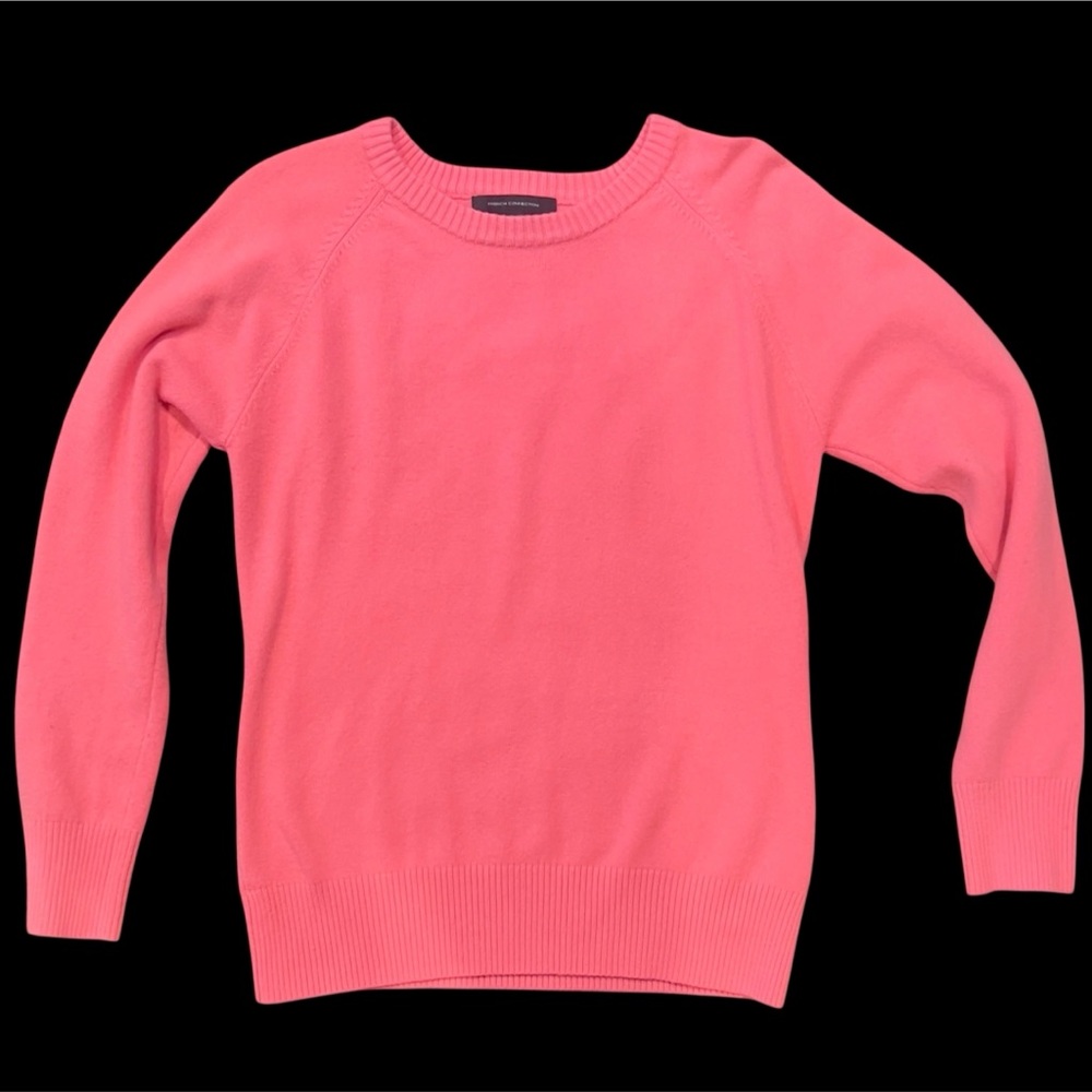 French Connection Hot Pink Crew Neck Sweater 🔥
